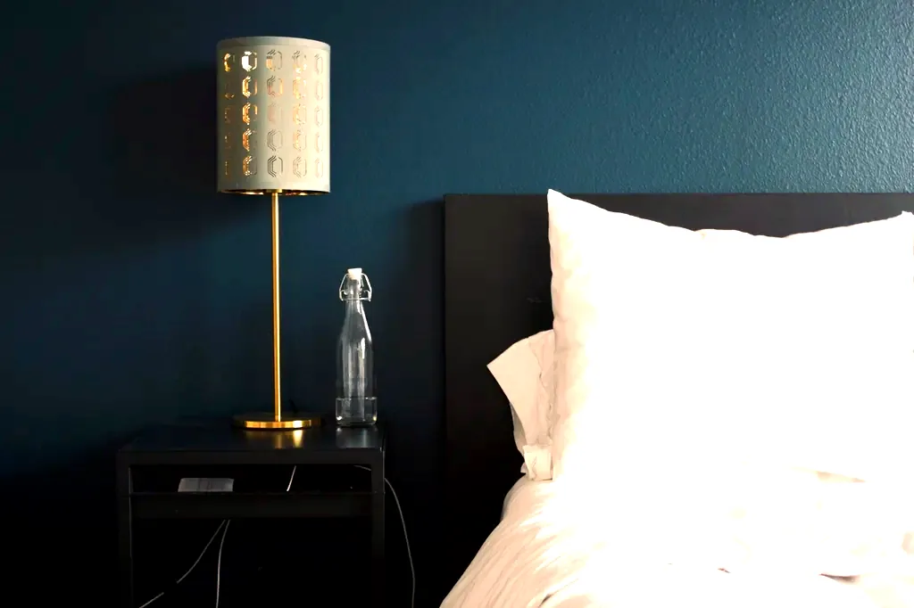 A clean, freshly made bed after bed bug treatment